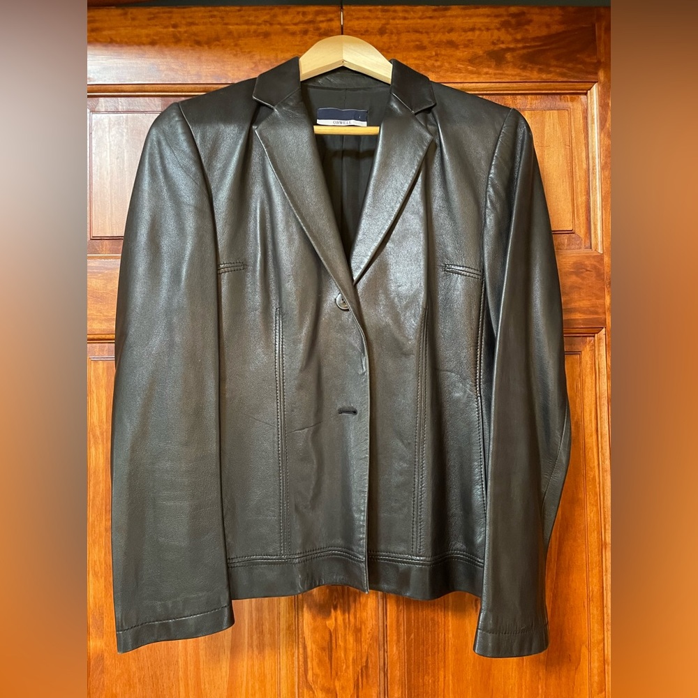 Orwell Leather Jacket. Swiss Origin. Size 38